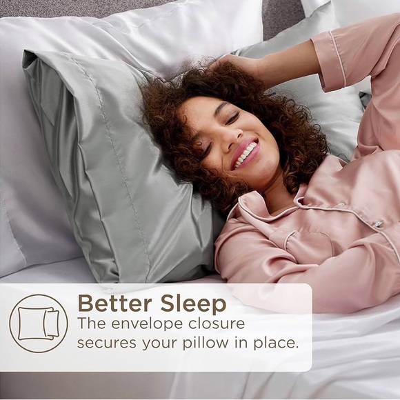 Bedsure Satin Pillowcase for Hair and Skin Queen - Picture 5 of 5
